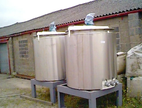 1,100 L S/S Electrically Heated Jacketed Cooker Tank