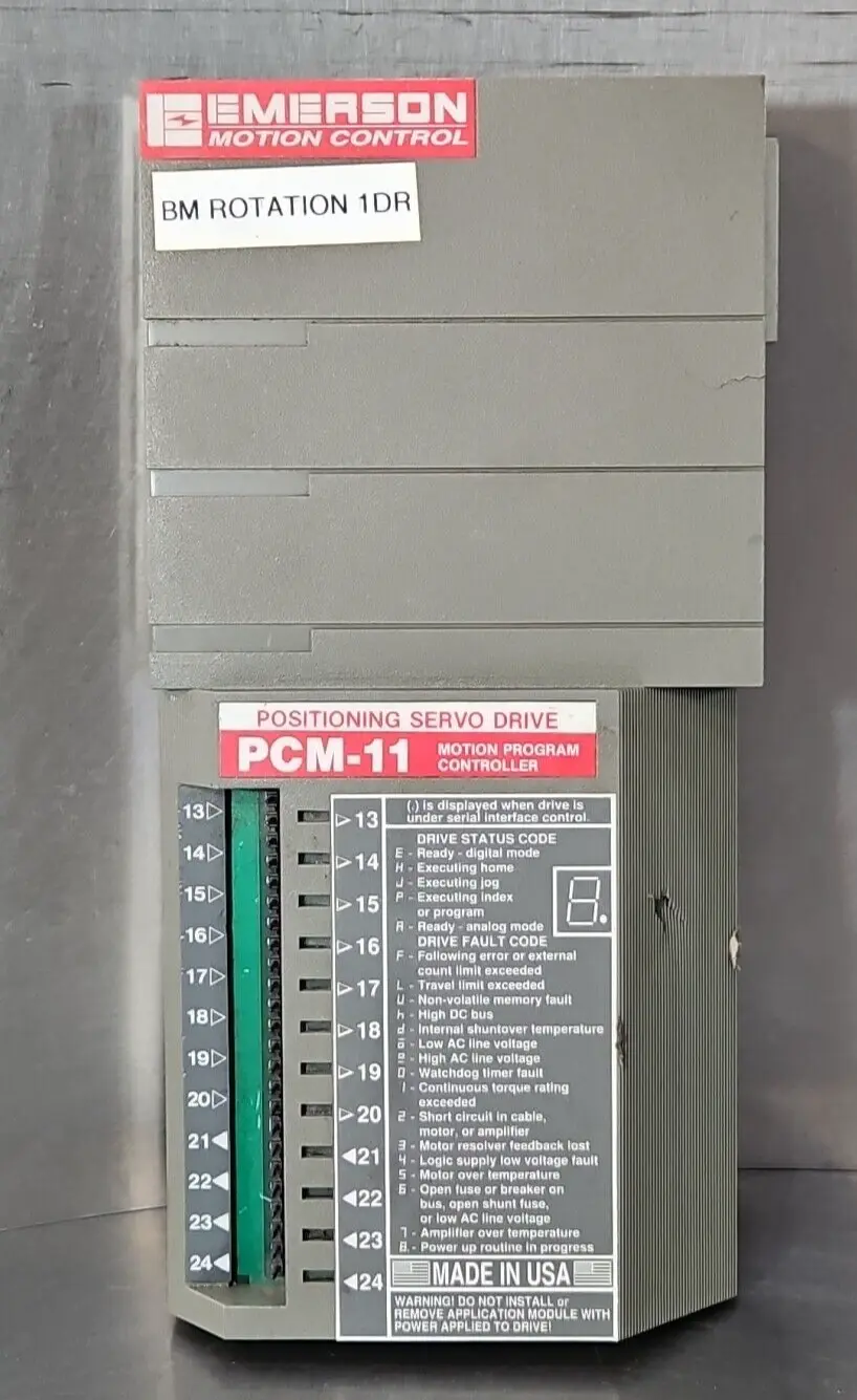 Emerson PCM-11 Programmable Motion Controller (BIN242)