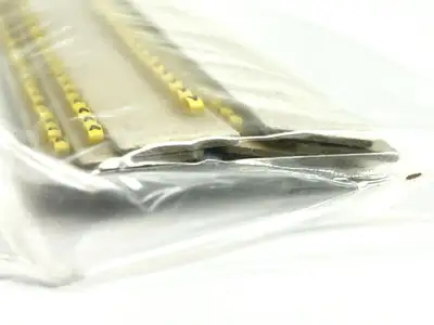 117 | Grafoplast  Wire Markers A Black on Yellow 10 Strips - New
