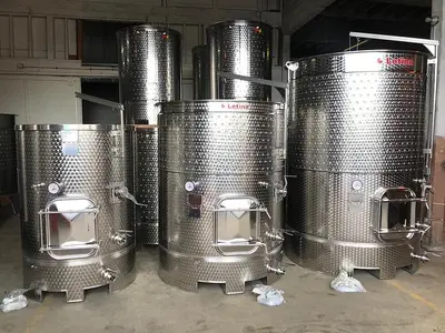 New Stock Letina Closed Top and Variable Capacity Jacketed Fermenter/Storage Tanks