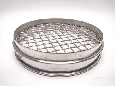 1/2"SS8H955400 | Advantech  1/2" Stainless Steel 8" ASTM E11 Test Sieve HALF Height - Used