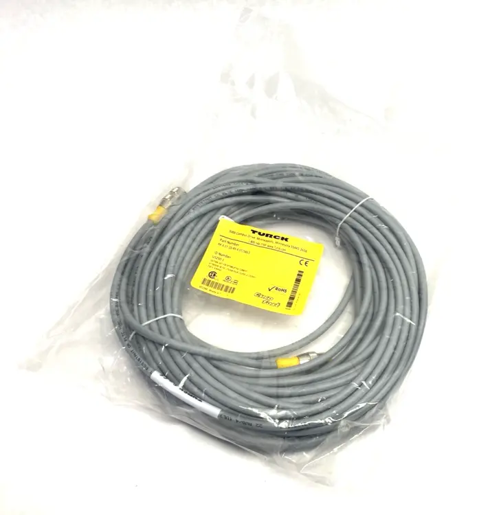 New | in-Stock TURCK EUROFAST DOUBLE ENDED CONNECTION CABLE U5250-1 Cable & Wire Michigan US | Maverick Industrial Sales #1092478