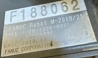 Used 2016 FANUC M-20IB/25 Robots Michigan US | RAB Industries, Inc. #184500