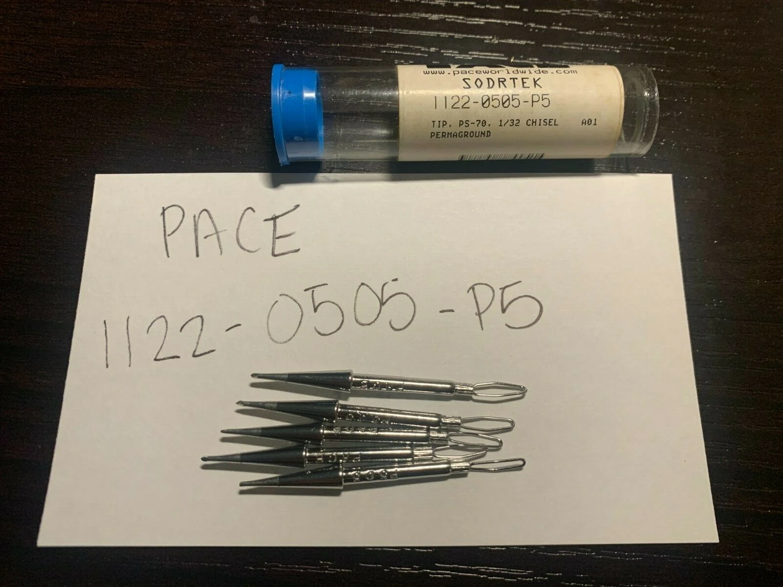 NEW Pace 1122-0505-P5