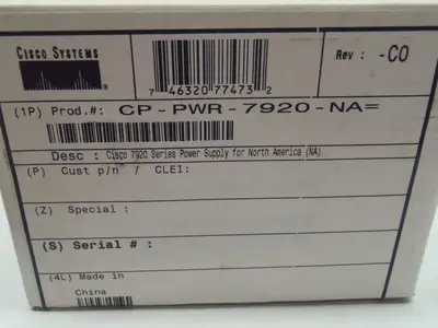 New | in-Stock Cisco Power Supply AC/DC Power Supplies Michigan US | Maverick Industrial Sales #1395744