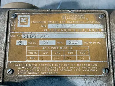 Used KILLARK XEDS30A Disconnects Ohio US | HGR 24 #1288750