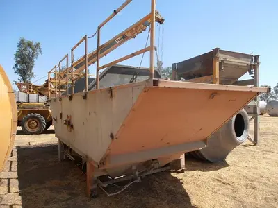 Bin, Cold Feed, 3-Compartment, Weigh Hopper, Belt Conveyor #C739936