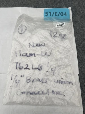 New | in-Stock Ham-Let 768LB 3/8X1/2 Plumbing Equipment California US | Davliegogo LLC #1705531