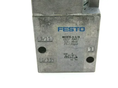 NEW FESTO ELECTRIC MOFH-3-1/8 SOLENOID VALVE MOFH318
