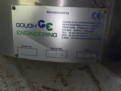 Gough Single Deck In-Line Sieve S/S 900mm Dia