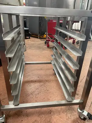 Used Falcon Restaurant Supply Used Stainless Steel Commercial Sheet Pan Rack/Equipment Stand Restaurant Equipment (Miscellaneous) Illinois US | Falcon Restaurant Supply #1376172