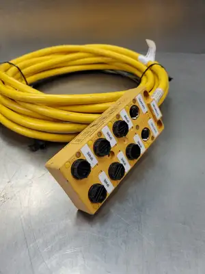 TURCK VB 80-P7X9-10 (U7015) MultiBox Connector Terminal w/Cable. 5C-29