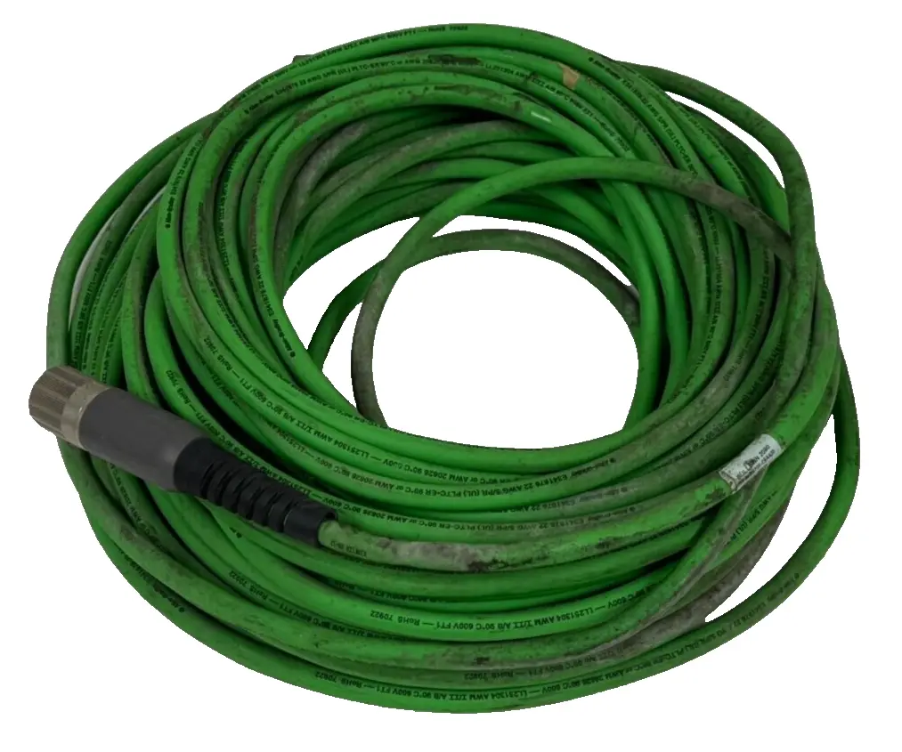 2090-CFBM7DF-CEAA30 POWER AND FEEDBACK CABLE 2090 KINETIX 30M SER. A PRE-OWNED