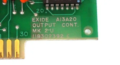 EXIDE 101072380 INTERFACE BOARD A13A20, 118302392