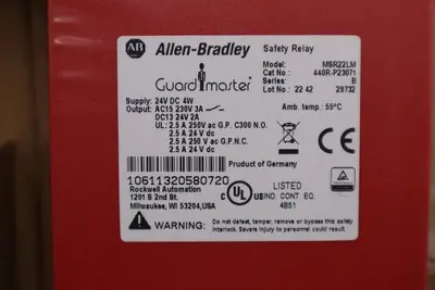 Allen-Bradley 440R-P23071 Safety Relay MSR22LM 24VDC NEW IN BOX STOCK H526A