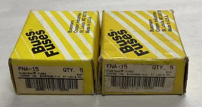 New | in-Stock COOPER BUSSMANN FNA-15 Miscellaneous Equipment (Electrical & Power) Ohio US | Surplus Asset Holdings #1235721