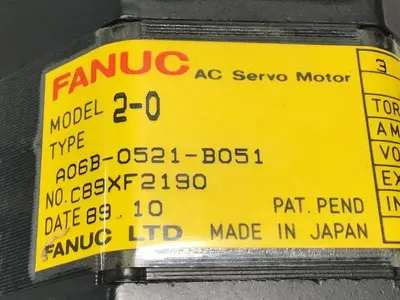 USED FANUC A06B-0521-B051