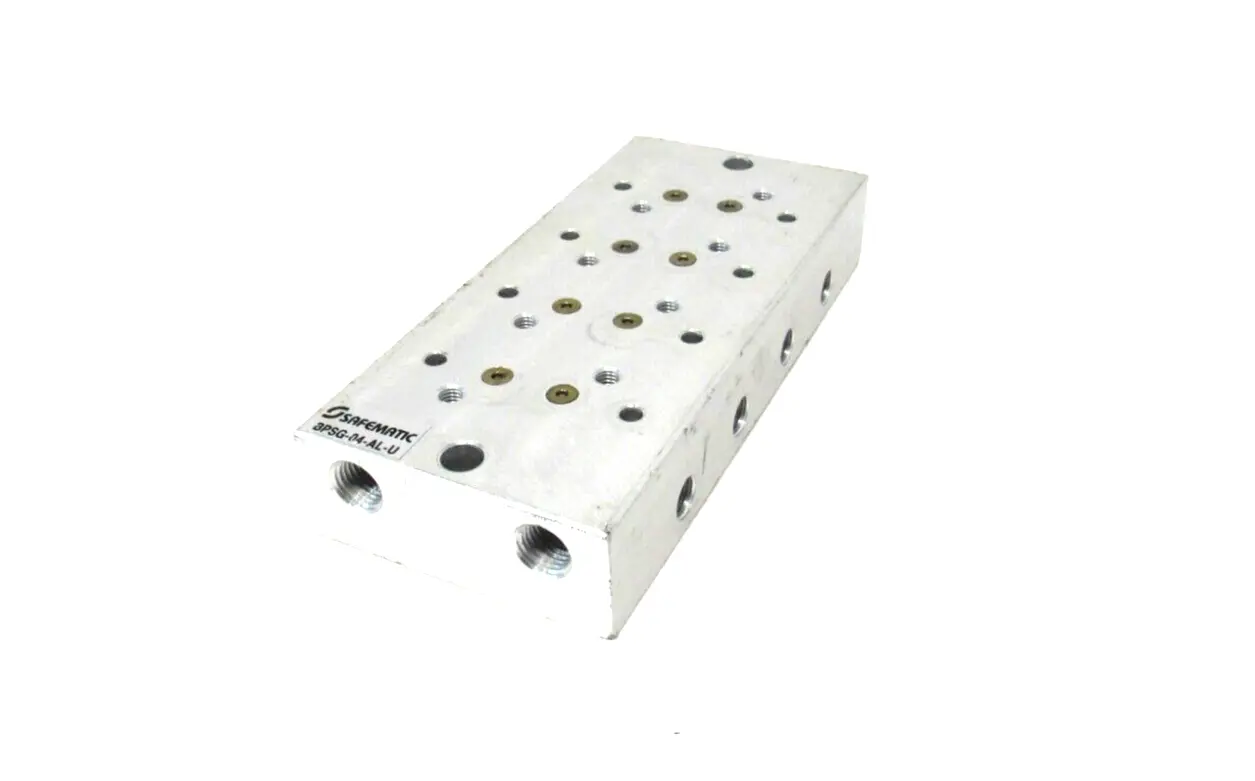 NEW LINCOLN INDUSTRIAL / SAFEMATIC BPSG-04-AL-U BASE PLATE 12384150 BPSG04ALU