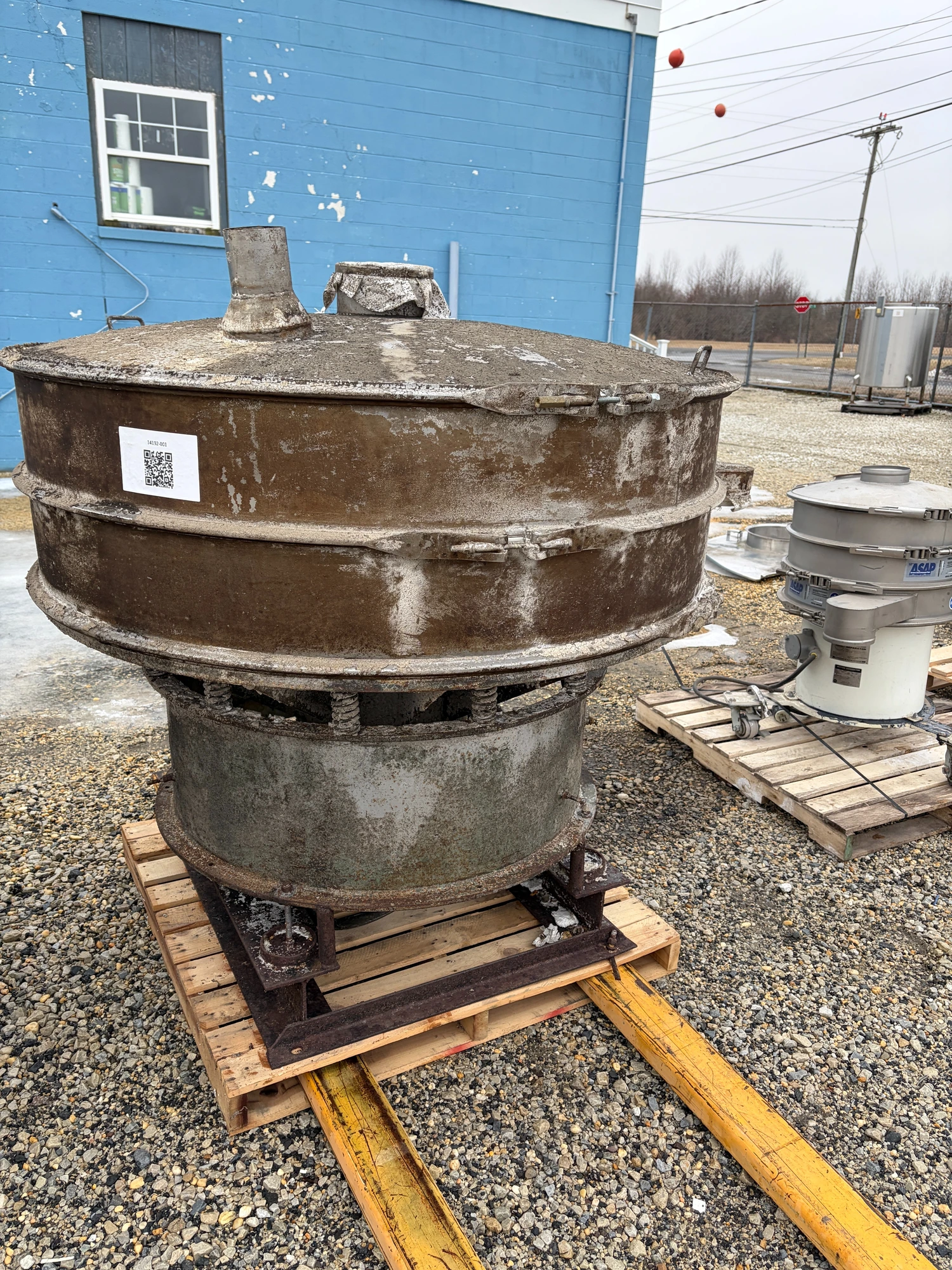 Used 60" Sweco single deck stainless steel screener
