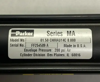 Used PARKER CHMAU14C Pneumatic Cylinders Ohio US | Surplus Asset Holdings #1246263