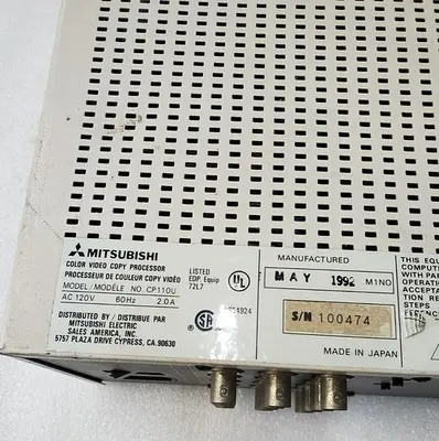 MITSUBISHI COLOR VIDEO COPY PROCESSOR CP110U