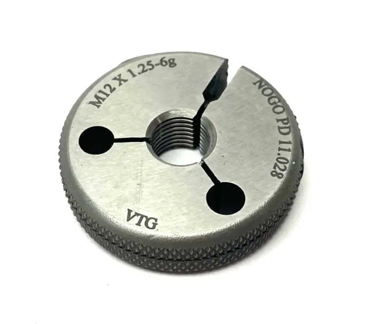Used VERMONT GAGE THREADED RING GAGE M12X1.25-6G NOGO PD 11.028 Pin & Plug Gages Michigan US | Maverick Industrial Sales #1123036