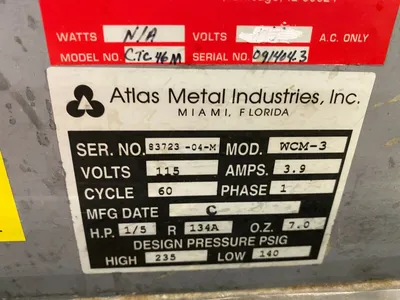 152-0387 Atlas Self Contained Refrigerated Cold Salad Buffet Bar