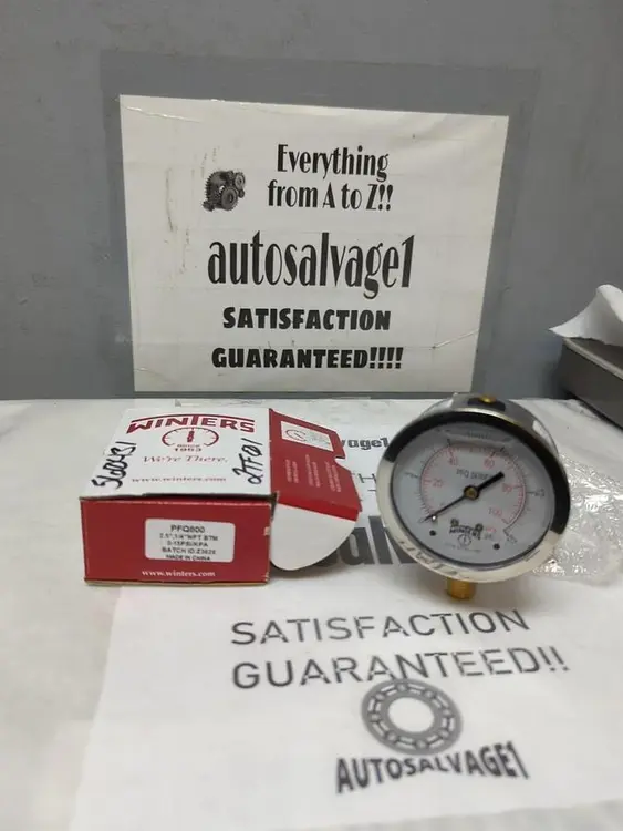 New | in-Stock WINTERS PFQ800 Universal Pressure Meters | Surplus Asset Holdings #1216886