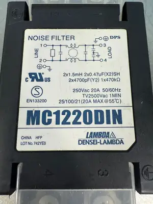 Lambda MC1220DIN Noise Filter 250VAC 20A 50/60HZ (2.1.5)