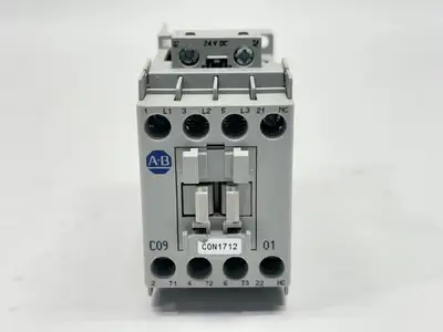 100-C09ZJ01 | Allen Bradley  Ser A Contactor 3-Pole 25A 600VAC 24VDC Coil - Used