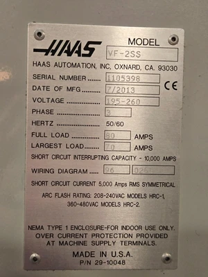 Haas HAAS VF-2SS CNC Machining Centers & Milling Machines | Amiron Machinery (8)