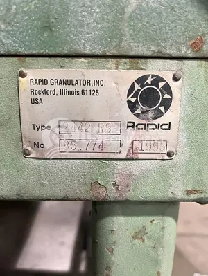 USED 1995 RAPID 2442RS 125HP GRANULATOR