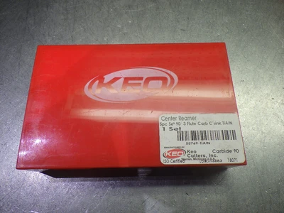 KEO 5 Piece 90 Deg 3 Flute Carbide Counter Sink Set 55769-TiAlN (LOC508A)