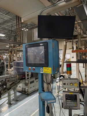 (2) Visual Inspection Tables W/ (2) Touchscreen Modules & (2) Acer Monitors