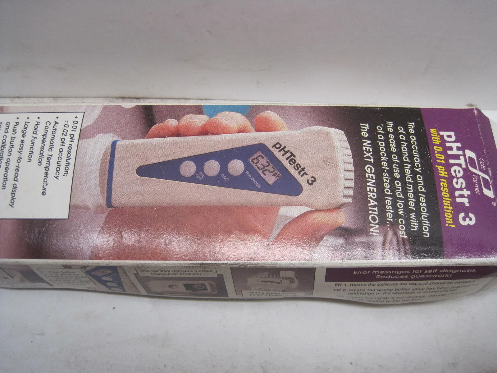 NEW COLE-PARMER 59000-30 PH TESTER 5900030
