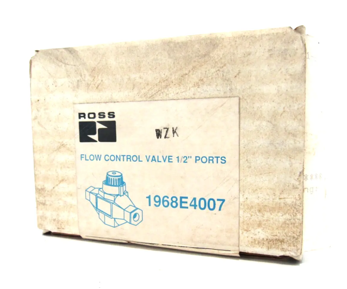 NEW ROSS CONTROLS 1968E4007 FLOW CONTROL VALVE