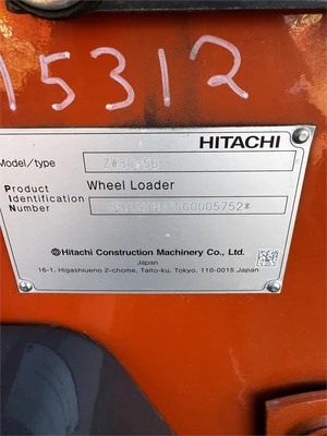 USED 2023 HITACHI ZW80-5B