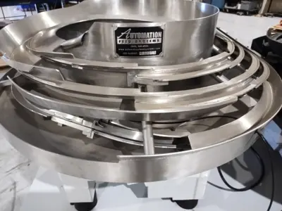 USED AUTOMATION FEED SYSTEMS VIBRATORY FEEDER BOWLS, 16002-1