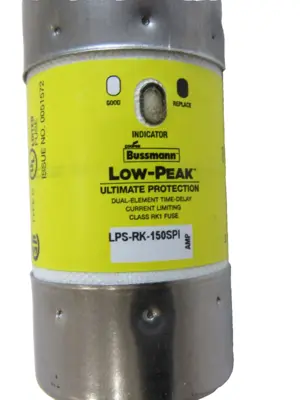 NEW BUSSMANN LPS-RK-150SPI LOW PEAK FUSE LPSRK150SPI