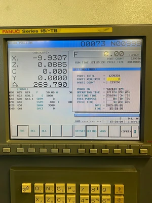 2004 Nakamura Tome WTW-150 MMYY Twin Spindle Quad Turret