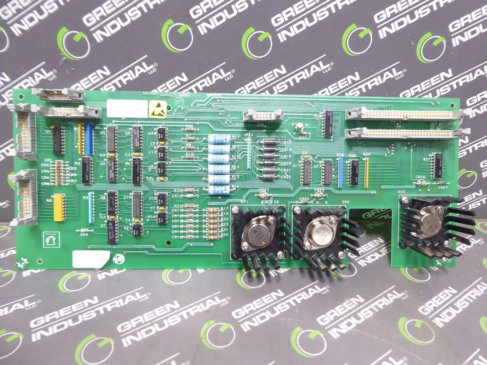 Fisher 38A3681X012 Provox Calibrator Protection Board CS6003 Rev. C Used