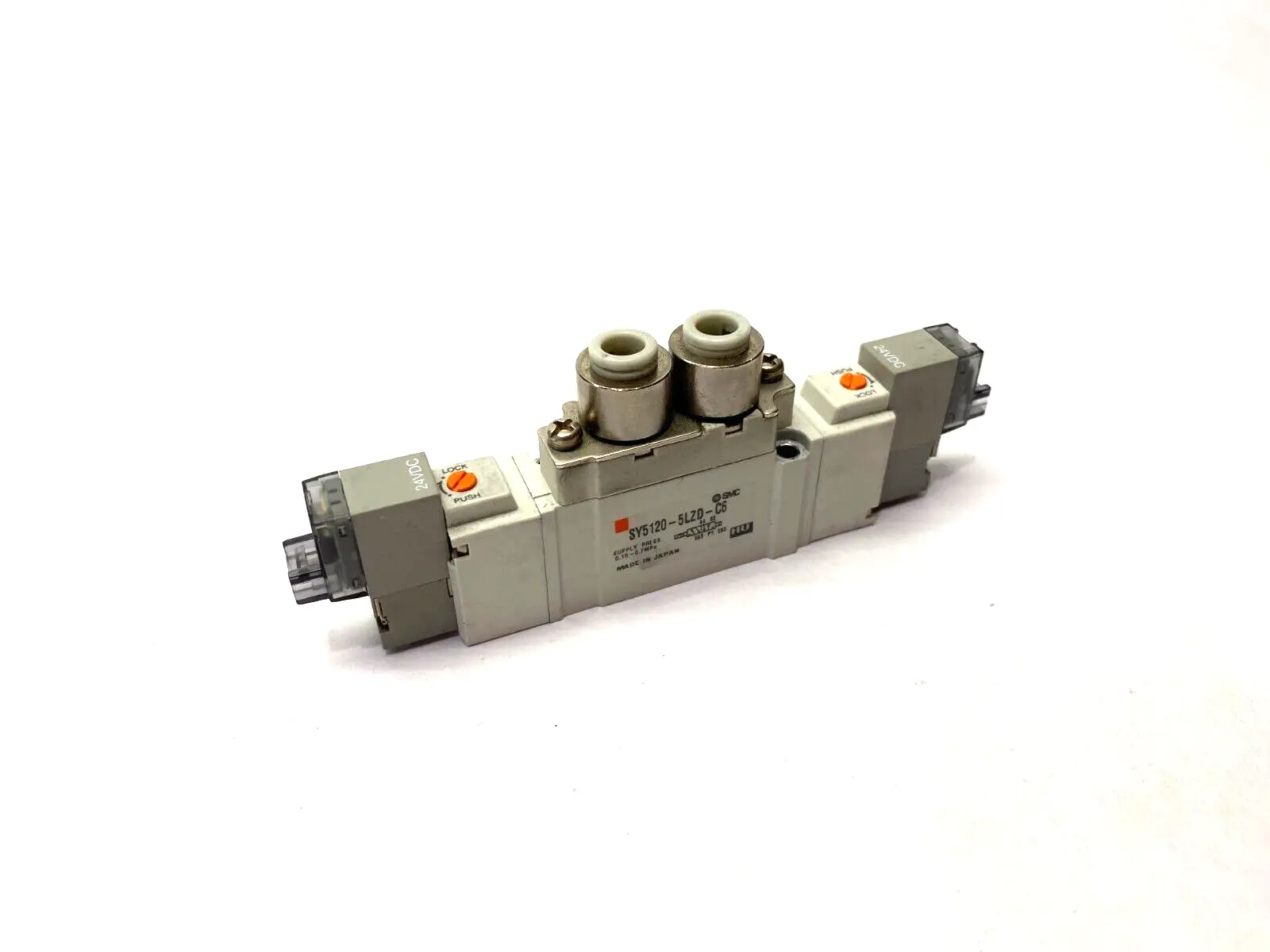 Used SMC DOUBLE SOLENOID VALVE 5-PORT Solenoid Valves | Maverick Industrial Sales #1107350