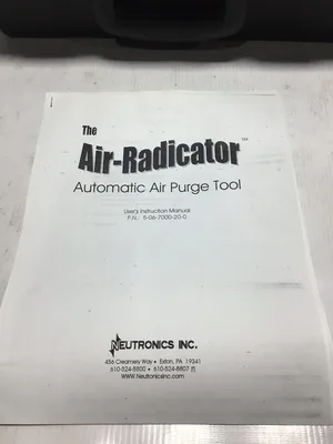 Neutronics 5-06-7000-20-0 Air Radicator Refrigerant Automatic Air Purging Tool