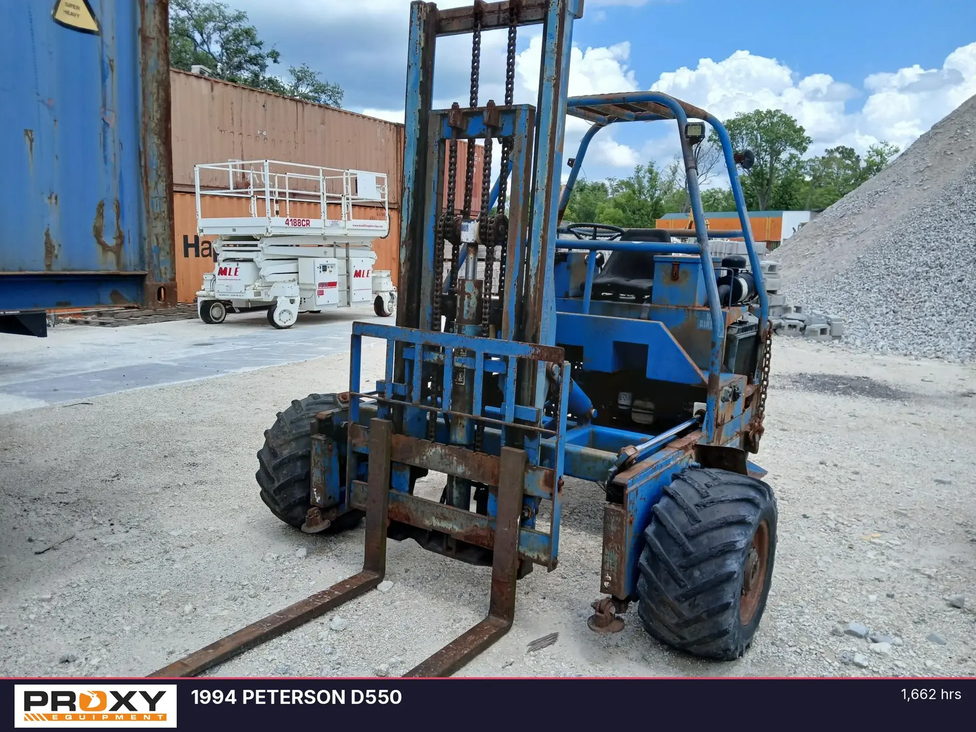 Used 1994 PETERSON D550 Internal Combustion Forklifts: Pneumatic Tire Florida US | Proxy Equipment #1426010