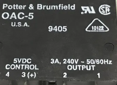 USED POTTER & BRUMFIELD OAC-5