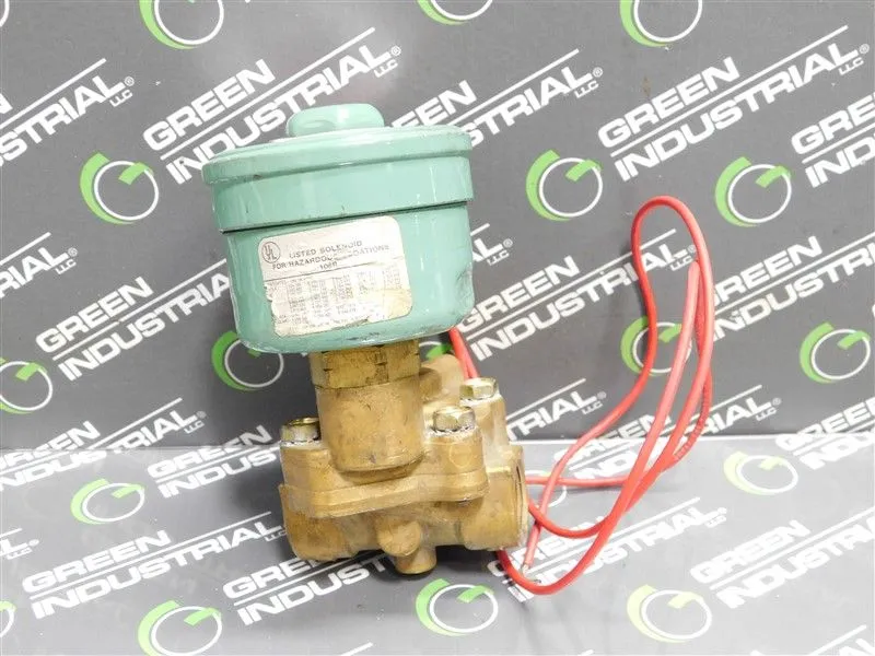 ASCO EF822123 Red Hat Solenoid Valve Used