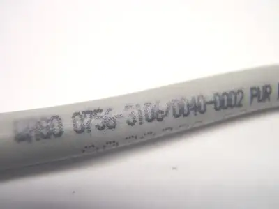 Used Wago 0756-3106/0040-0002 Cordset Cable & Wire Michigan US | Maverick Industrial Sales #1397300
