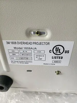 3M 1608 OVERHEAD PROJECTOR