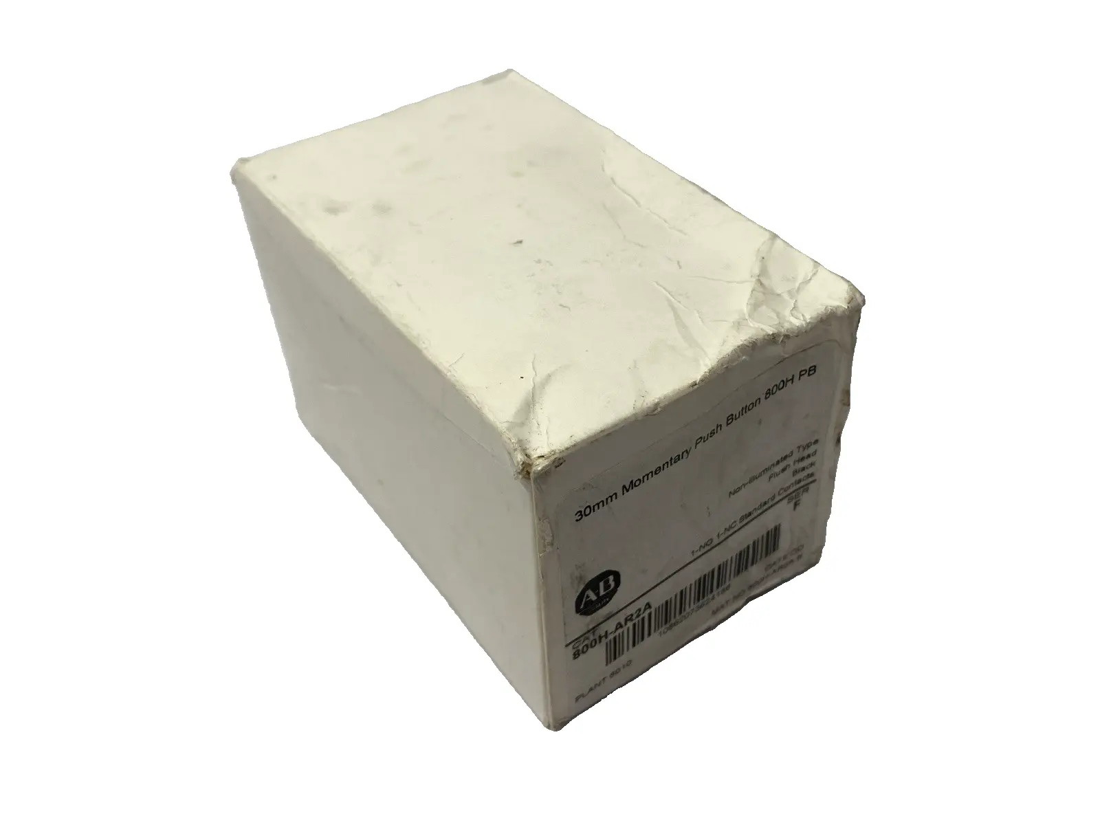 NEW ALLEN-BRADLEY BLACK NON-ILLUMINATED PUSHBUTTON FLUSH HEAD 30MM