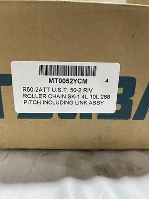 New | in-Stock TSUBAKI TSUBAKI MT0052YCM R50-2ATT U.S.T, 50-2-RIV Misc Electrical & Power Parts | ND Industrial Surplus #1215480